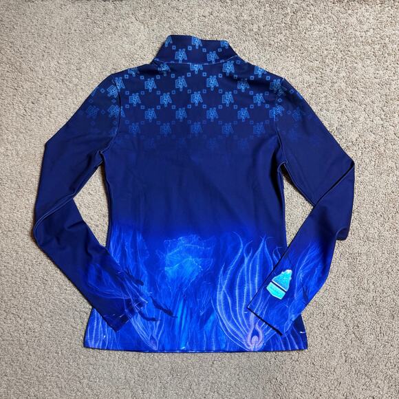 NWT DUVETICA AVATAR 2 BLUE POLYESTER BLEND SWEATSHIRT PURPLE WOMENS SZ SMALL - Picture 5 of 6